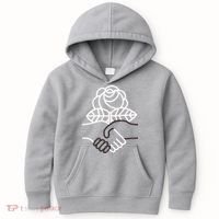 Democratic Socialists Of America Handshake Dsa Kids Hoodie thumb 0