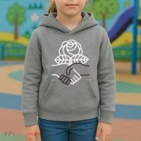 Democratic Socialists Of America Handshake Dsa Kids Hoodie thumb 3