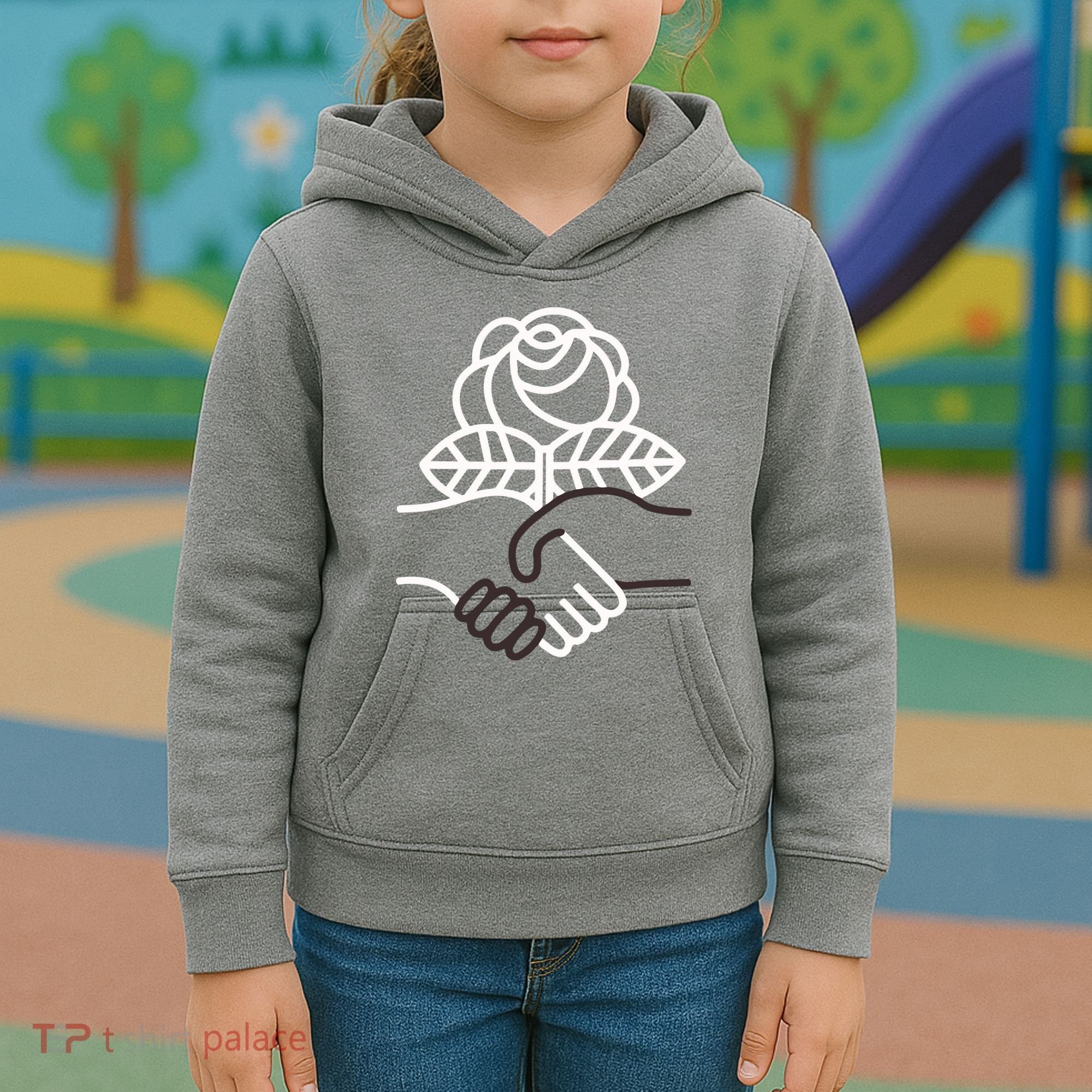 Democratic Socialists Of America Handshake Dsa Kids Hoodie