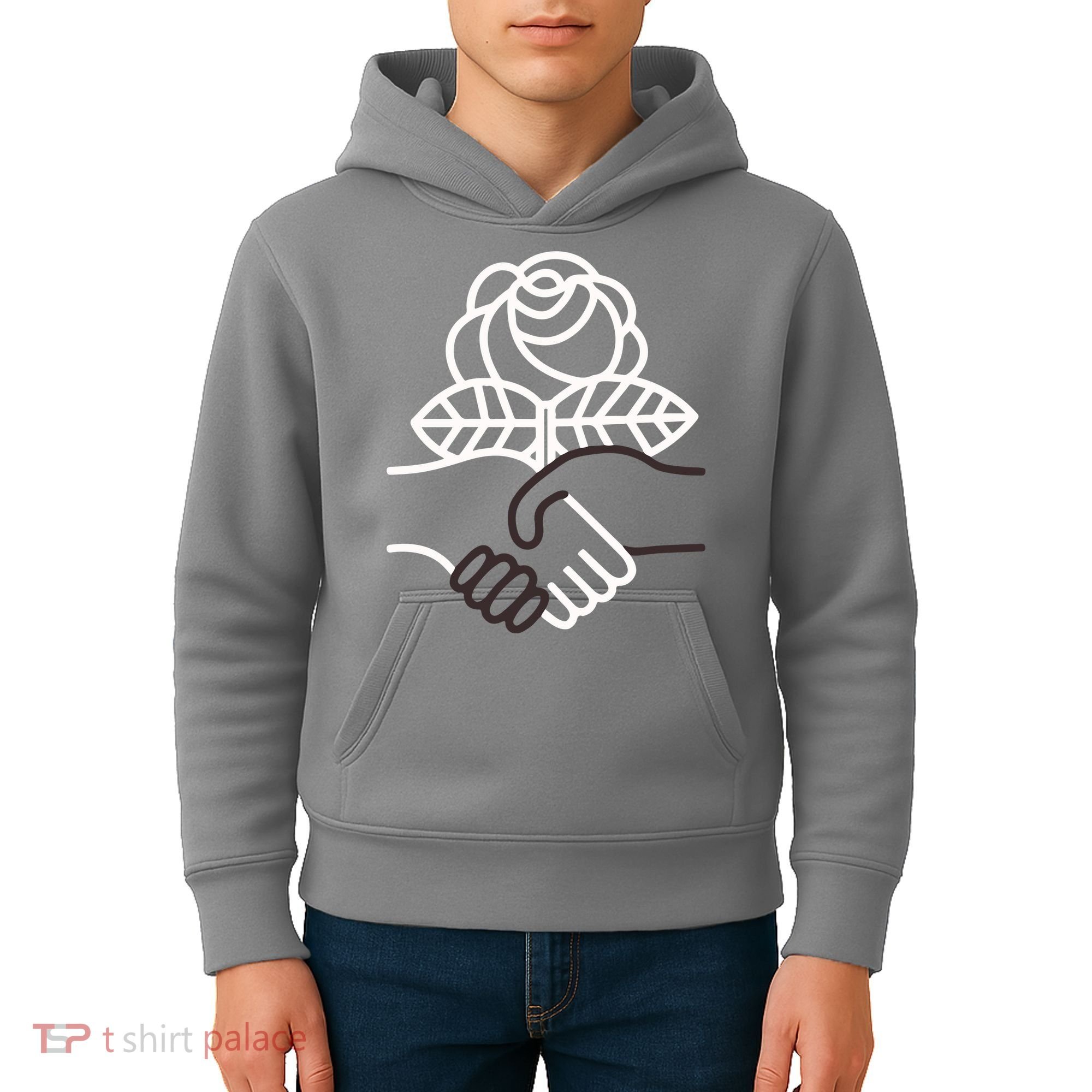 Democratic Socialists Of America Handshake Dsa Kids Hoodie