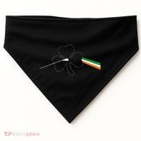 Dark Side Of The Shamrock Funny Saint Patrick's Day USA-Made Doggie Bandana thumb 0