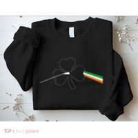 Dark Side Of The Shamrock Funny Saint Patrick's Day Sweatshirt thumb 2