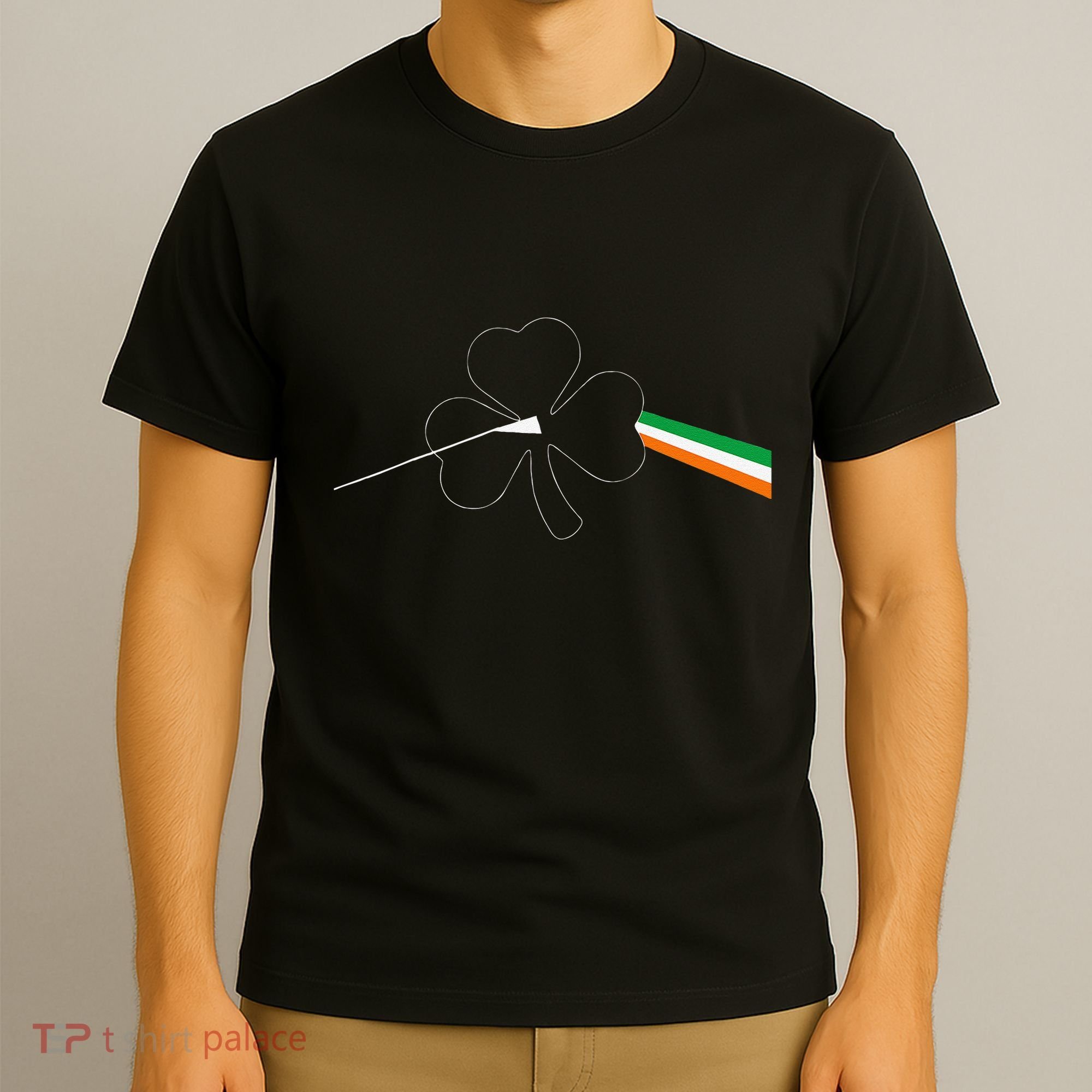 Dark Side Of The Shamrock Funny Saint Patrick's Day T-Shirt