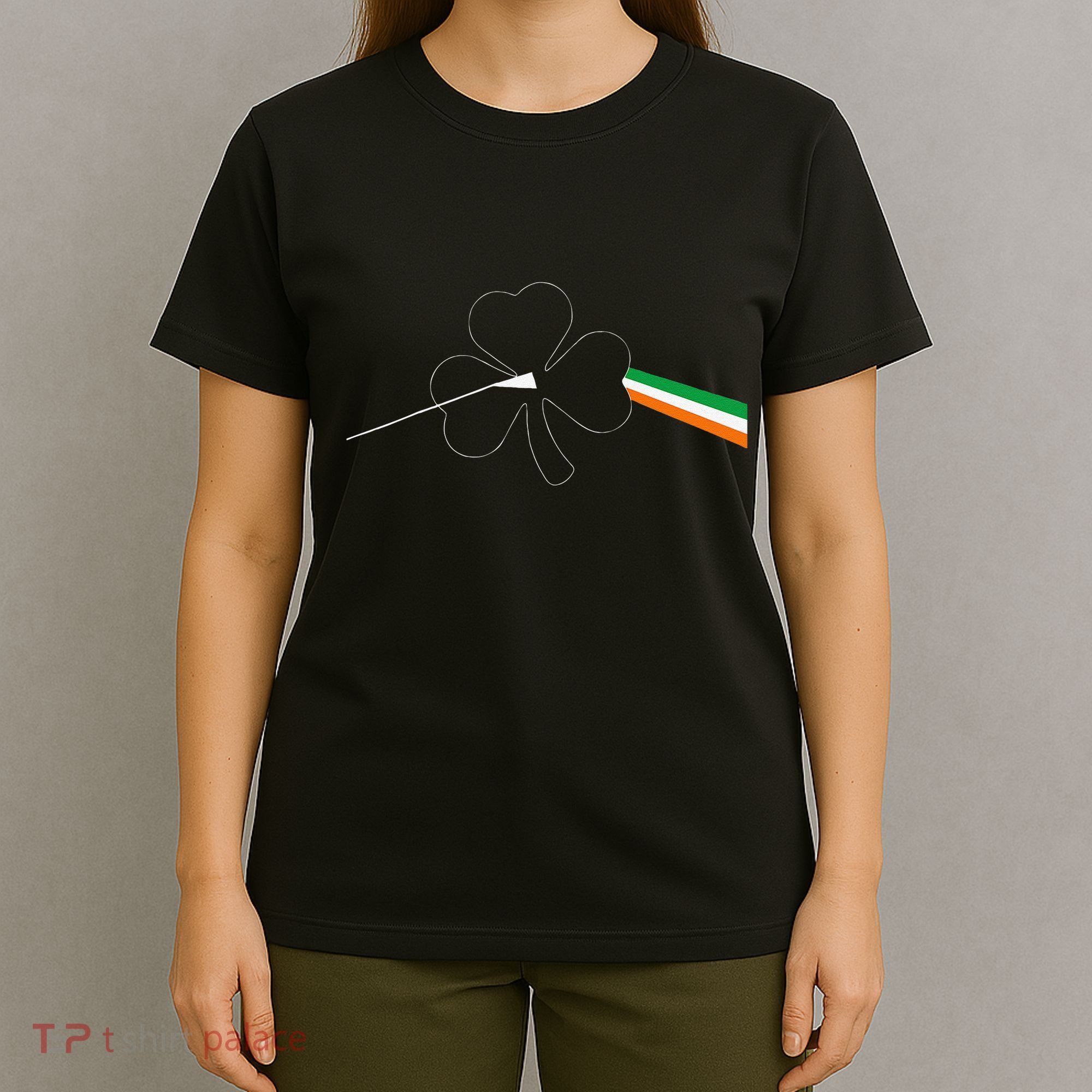 Dark Side Of The Shamrock Funny Saint Patrick's Day T-Shirt