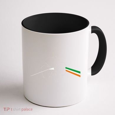 Dark Side Of The Shamrock Funny Saint Patrick's Day Coffee Mug back