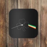 Dark Side Of The Shamrock Funny Saint Patrick's Day Coaster thumb 0
