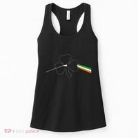Dark Side Of The Shamrock Funny Saint Patrick's Day Women's Tank Top thumb 0