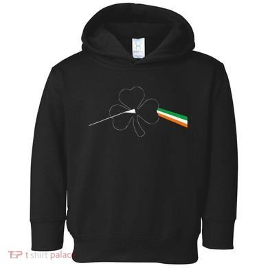 Dark Side Of The Shamrock Funny Saint Patrick's Day Toddler Hoodie