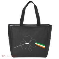 Dark Side Of The Shamrock Funny Saint Patrick's Day Tote Bag thumb 0