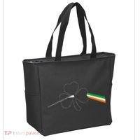 Dark Side Of The Shamrock Funny Saint Patrick's Day Tote Bag thumb 2