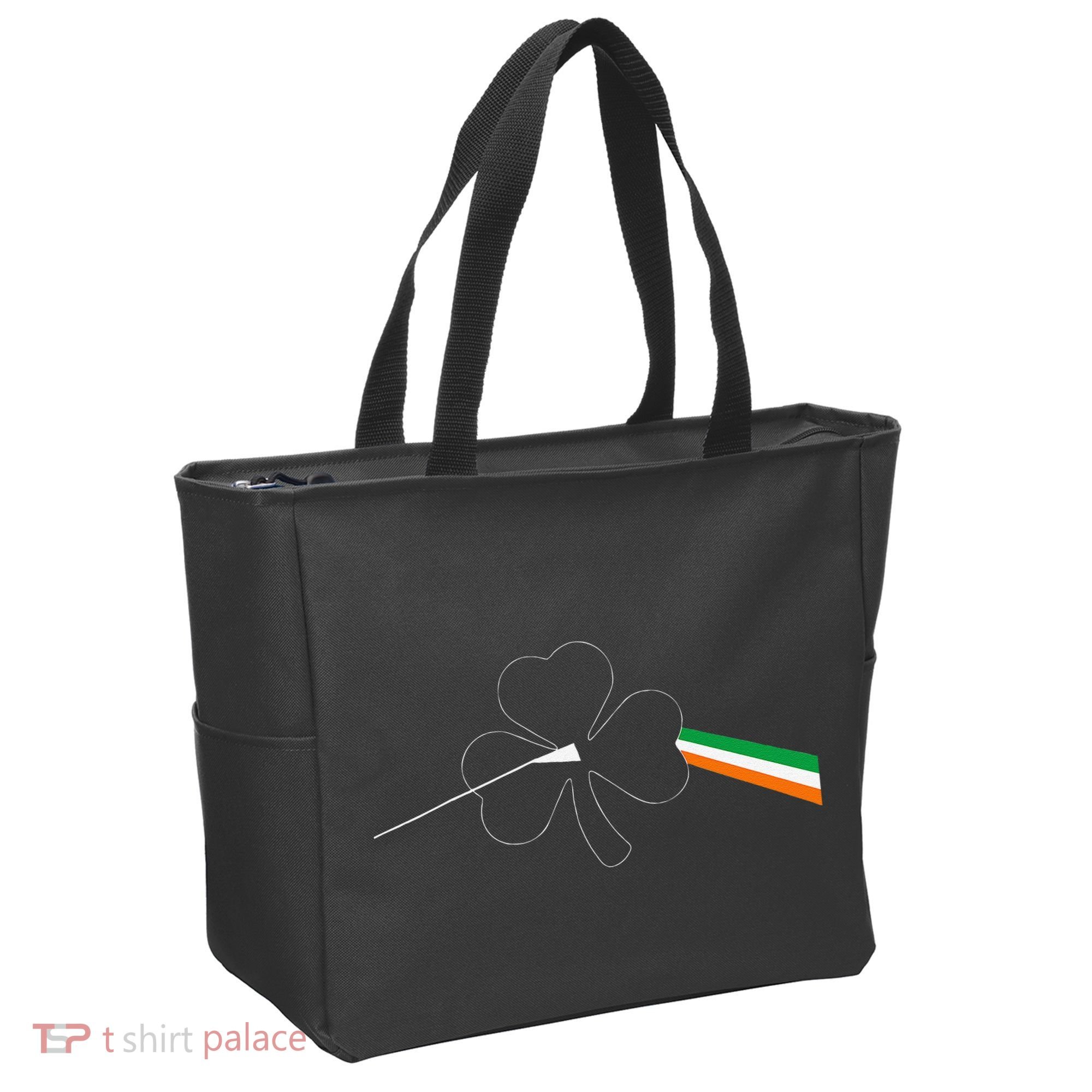 Dark Side Of The Shamrock Funny Saint Patrick's Day Tote Bag