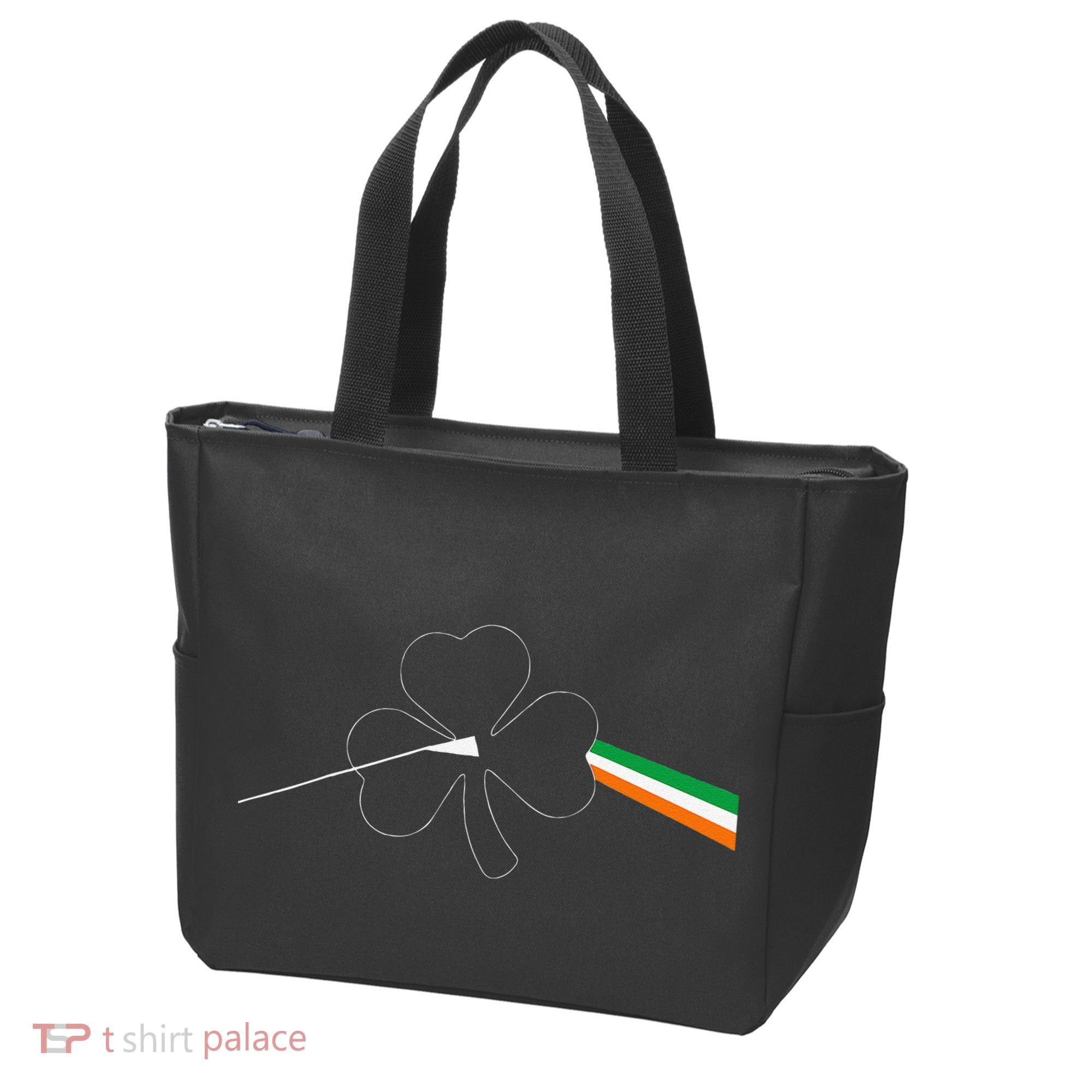 Dark Side Of The Shamrock Funny Saint Patrick's Day Tote Bag