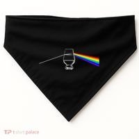 Dark Side Of The Glen Whiskey Bourbon Lover Drinker USA-Made Doggie Bandana thumb 0