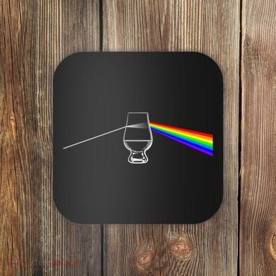 Dark Side Of The Glen Whiskey Bourbon Lover Drinker Coaster