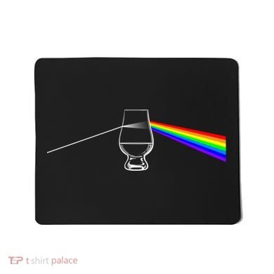 Dark Side Of The Glen Whiskey Bourbon Lover Drinker Mousepad