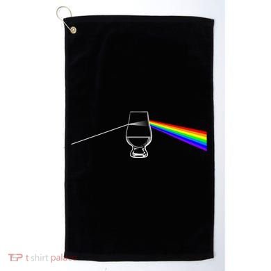 Dark Side Of The Glen Whiskey Bourbon Lover Drinker Golf Towel