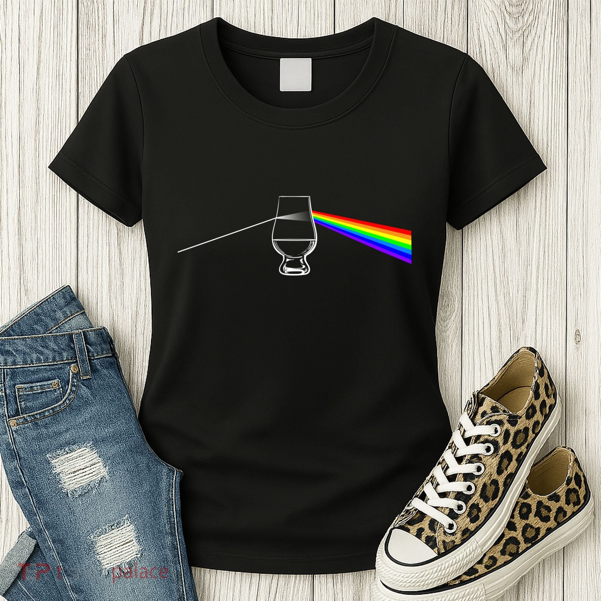Dark Side Of The Glen Whiskey Bourbon Lover Drinker Women's T-Shirt
