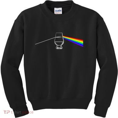 Dark Side Of The Glen Whiskey Bourbon Lover Drinker Kids Sweatshirt