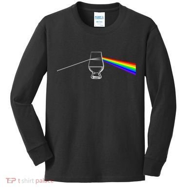 Dark Side Of The Glen Whiskey Bourbon Lover Drinker Kids Long Sleeve Shirt
