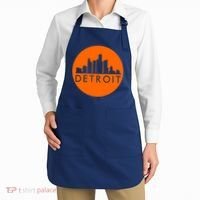 Detroit Simple Orange Logo Apron thumb 2