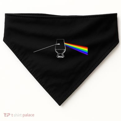 Dark Side Of The Glen Whiskey Bourbon Lover Drinker USA-Made Doggie Bandana