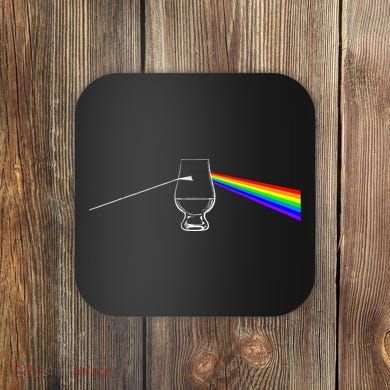 Dark Side Of The Glen Whiskey Bourbon Lover Drinker Coaster
