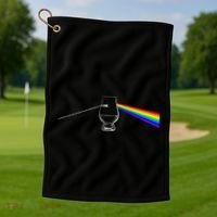 Dark Side Of The Glen Whiskey Bourbon Lover Drinker Golf Towel thumb 1