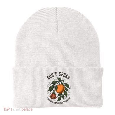 Don’t Speak Orange 90s Rock Vintage Beanie