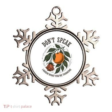 Don’t Speak Orange 90s Rock Vintage Ornament