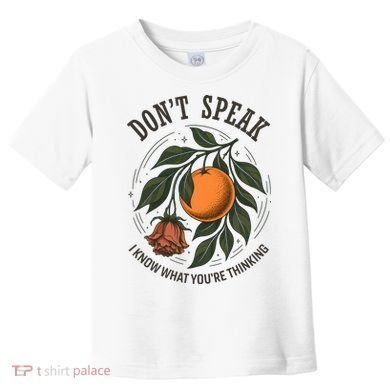 Don’t Speak Orange 90s Rock Vintage Toddler T-Shirt