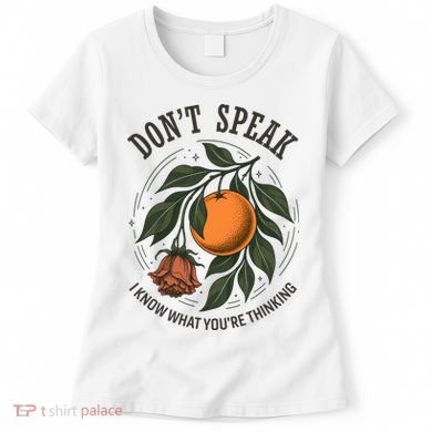 Don’t Speak Orange 90s Rock Vintage Women's T-Shirt
