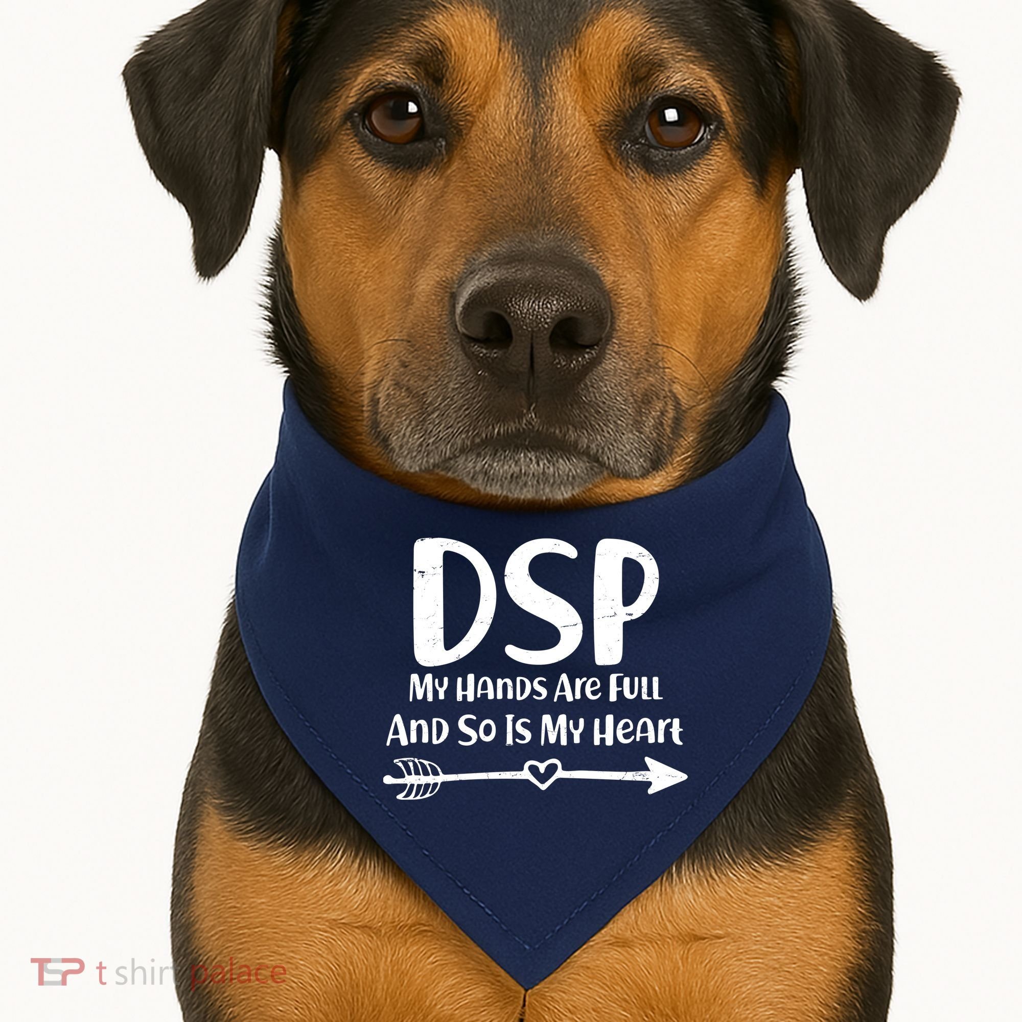 DSP My Hands Are Full USA-Made Doggie Bandana