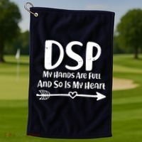DSP My Hands Are Full Golf Towel thumb 1