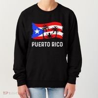 Distressed Style Puerto Rico Frog Puerto Rico Women's Sweatshirt thumb 0