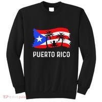 Distressed Style Puerto Rico Frog Puerto Rico Sweatshirt thumb 0