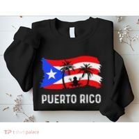 Distressed Style Puerto Rico Frog Puerto Rico Sweatshirt thumb 2