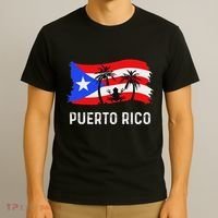 Distressed Style Puerto Rico Frog Puerto Rico T-Shirt thumb 3