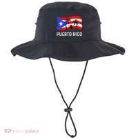 Distressed Style Puerto Rico Frog Puerto Rico Bucket Hat thumb 0