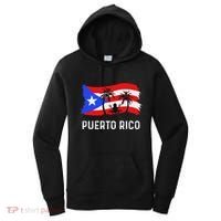Distressed Style Puerto Rico Frog Puerto Rico Women's Hoodie thumb 0