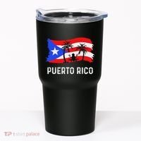 Distressed Style Puerto Rico Frog Puerto Rico Tumbler thumb 0