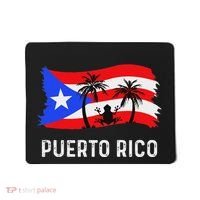 Distressed Style Puerto Rico Frog Puerto Rico Mousepad thumb 0