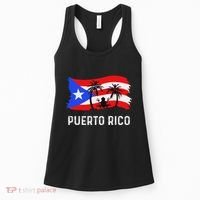 Distressed Style Puerto Rico Frog Puerto Rico Women's Tank Top thumb 0