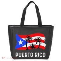 Distressed Style Puerto Rico Frog Puerto Rico Tote Bag thumb 0