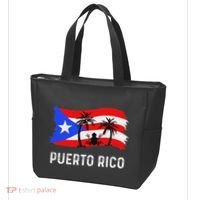 Distressed Style Puerto Rico Frog Puerto Rico Tote Bag thumb 3