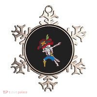 Dabbing Skeleton Pirate Halloween Idea Gift Ornament thumb 0