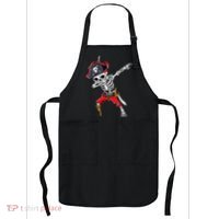Dabbing Skeleton Pirate Halloween Kids Jolly Roger Apron thumb 0