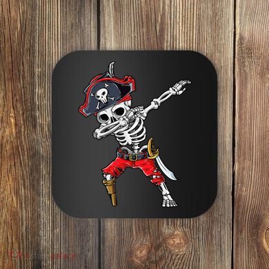 Dabbing Skeleton Pirate Halloween Kids Jolly Roger Coaster