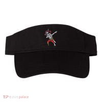 Dabbing Skeleton Pirate Halloween Kids Jolly Roger Visor thumb 0