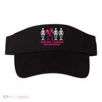 Dabbing Skeleton Pink Ribbon Breast Cancer Halloween Visor thumb 0