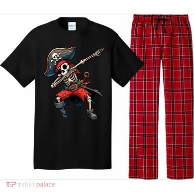 Dabbing Skeleton Pirate Pajama Set